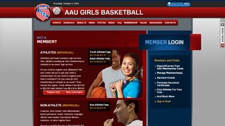 
                            6. AAU Girls Basketball > Membership > Sign Up