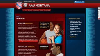 
                            8. AAU Montana > Membership > Sign Up