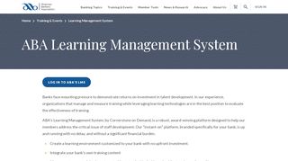 
                            4. ABA Learning Management System