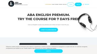 
                            5. ABA Premium Course to Learn English Online | ABA English