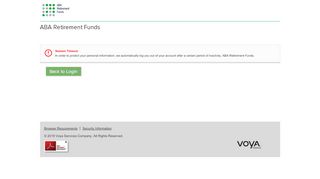 
                            2. ABA Retirement Funds - Account Login