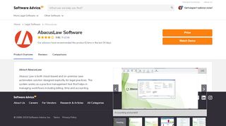 
                            6. AbacusLaw Software - 2019 Reviews, Pricing & Demo