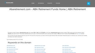 
                            7. abaretirement.com - ABA Retirement Funds Home | ABA Retirement