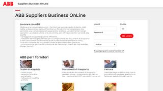 
                            8. ABB Suppliers Business OnLine