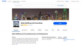 
                            3. Abba Staffing and Consulting Careers and Employment ...