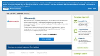 
                            7. Abbonamenti.it | Libero Cashback