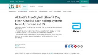 
                            7. Abbott's FreeStyle® Libre 14 Day Flash Glucose Monitoring System ...