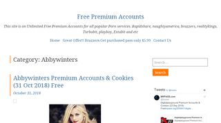 
                            8. Abbywinters Archives | Free Premium Accounts