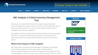 
                            9. ABC Analysis: A Critical Inventory Management …