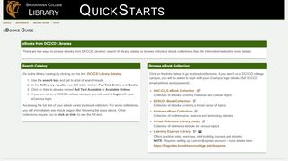 
                            9. ABC-CLIO - eBooks Guide - QuickStarts at Brookhaven College