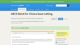 
                            7. ABCD Band for Choice base Letting. - a Freedom of ...