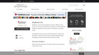 
                            7. AbeBooks UK - collect points with MeliaRewards - MeliaRewards