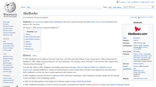 
                            6. AbeBooks - Wikipedia