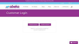 
                            1. Abeka | Customer Login