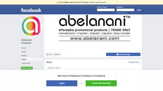 
                            4. Abelanani Creations - About | Facebook