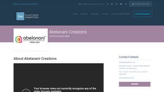 
                            8. Abelanani Creations | Branding and Promotional …