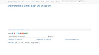 
                            6. Abercrombie Email Sign Up Discount - …