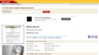 
                            2. Abfatwork.Com: AtWork Sign On