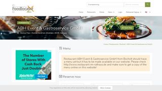 
                            6. ABH Event & Gastroservice GmbH from Bocholt MENU with Ratings ...