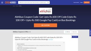 
                            6. Abhibus Coupons & Offers - CashKaro.com