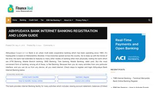 
                            5. Abhyudaya Bank Internet Banking Registration …