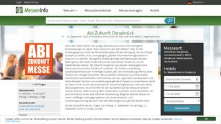 
                            6. Abi Zukunft Osnabrück 2020 - messeninfo.de