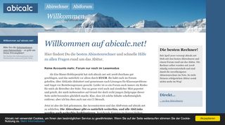 
                            2. abicalc | Willkommen auf abicalc.net!