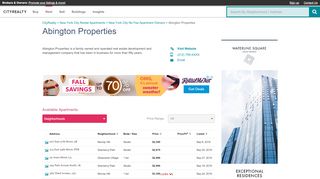 
                            3. Abington Properties - NYC Rental Apartments | CityRealty