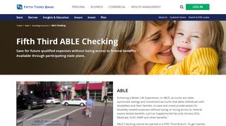 
                            6. ABLE Checking | Fifth Third Bank