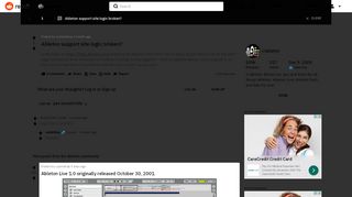 
                            7. Ableton support site login broken? : ableton - Reddit