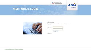 
                            6. ABM Technical Solutions Ltd - Login