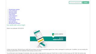 
                            9. ABN AMRO Creditcard Inloggen, ics cards abn amro login