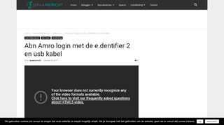 
                            7. Abn Amro login met de e.dentifier 2 en usb kabel …