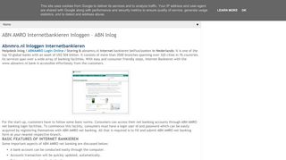 
                            8. Abnmro.nl Inloggen Internetbankieren