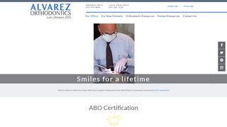 
                            6. ABO Certification - Alvarez Orthodontics | Bethlehem Center Valley PA