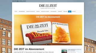 
                            3. Abonnement | DIE ZEIT Verlagsgruppe