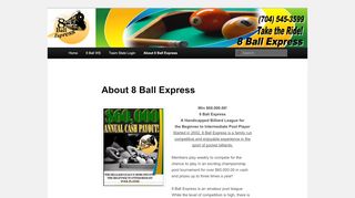 
                            4. About 8 Ball Express