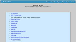 
                            8. about - Absolute Linux