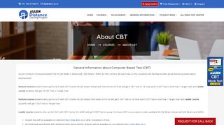 
                            4. About ALLEN’s CBT: Computer Based Training Test …
