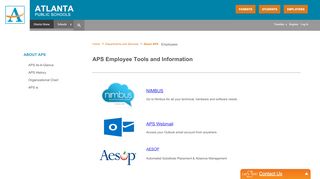 
                            2. About APS / Employee Access - Atlanta Public Schools