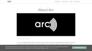 
                            2. About Arc | GBCI