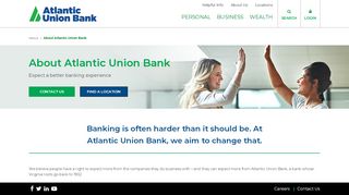 
                            5. About Atlantic Union Bank | Atlantic Union Bank