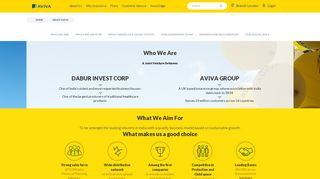 
                            8. About Aviva | Aviva India