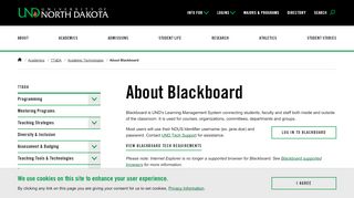 
                            1. About Blackboard | University of North Dakota