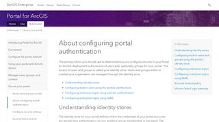 
                            7. About configuring portal authentication—Portal for ArcGIS | ArcGIS ...