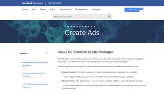 
                            4. About Creating Ads with Ads Manager | Facebook Ads Help ...