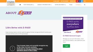 
                            3. About E-PASS | Central Florida Expressway Authority