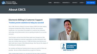 
                            6. About EBCS - Electronic Billing & Customer Support