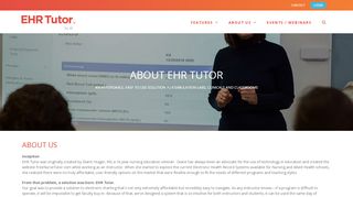 
                            2. About EHR Tutor