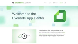 
                            8. About - Evernote App Center